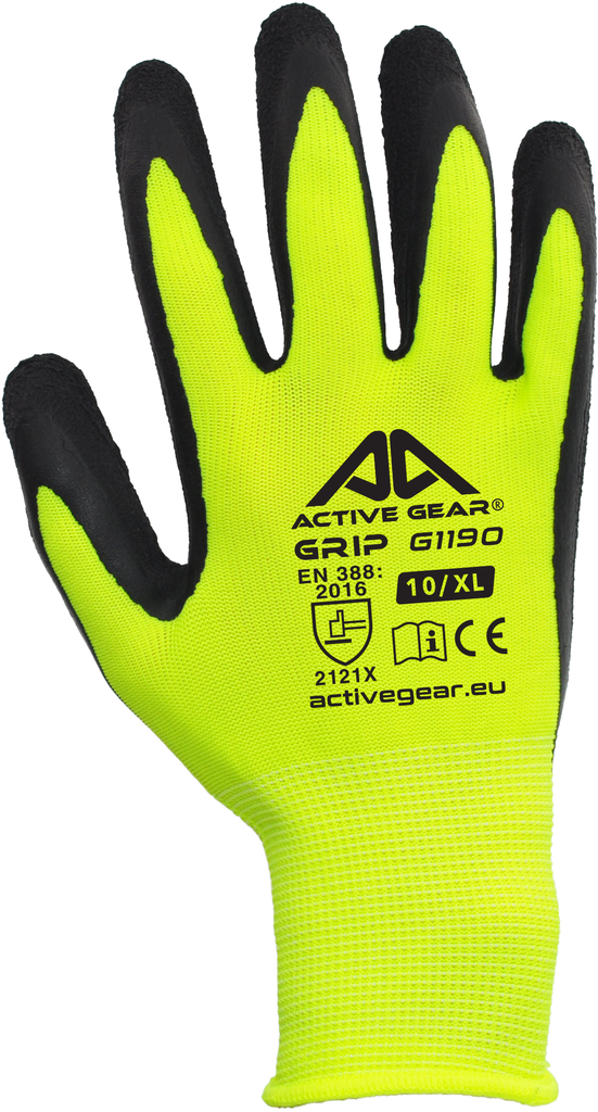 Pirštinės aplietos lateksu Active Grip, 10/XL, ACTIVE GEAR - Image 5