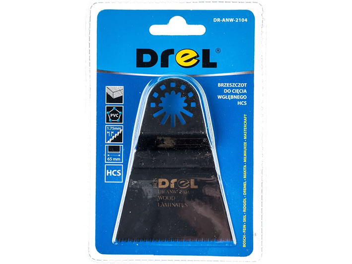 Daugiafunkcinio įrankio geležtė medžiui/laminatui HCS 65 mm. - Image 4