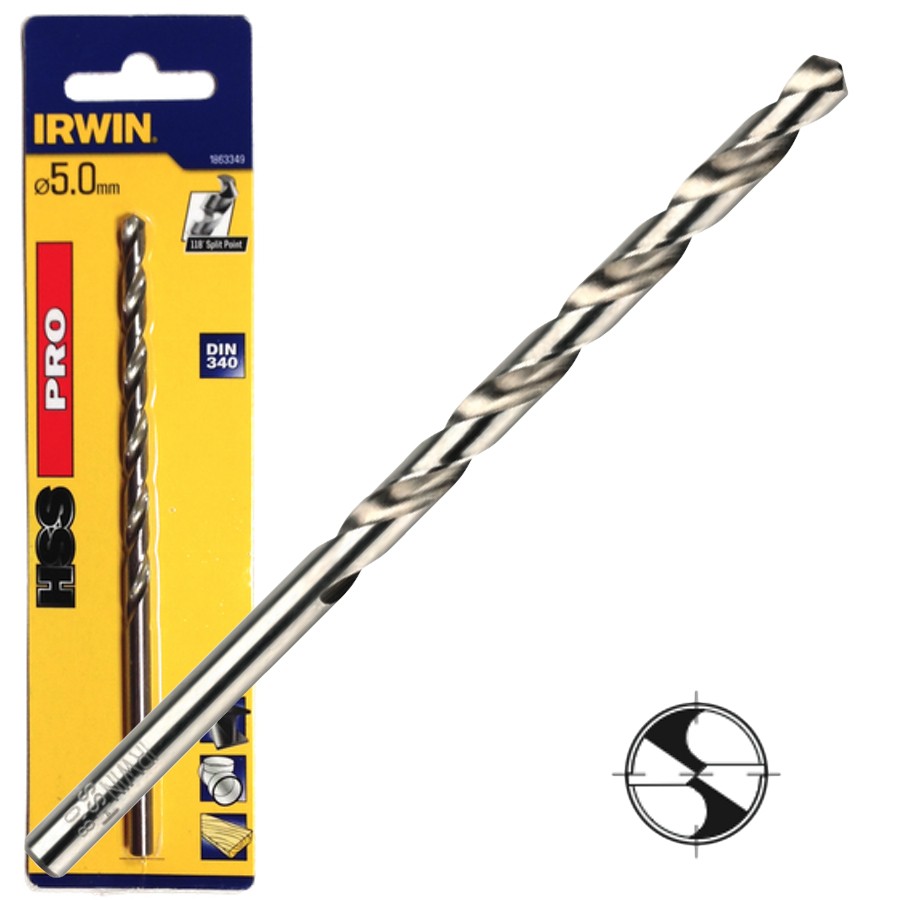 Gr. met. DIN340 5,0 x 90/135 mm, 1 vnt. - Image 2