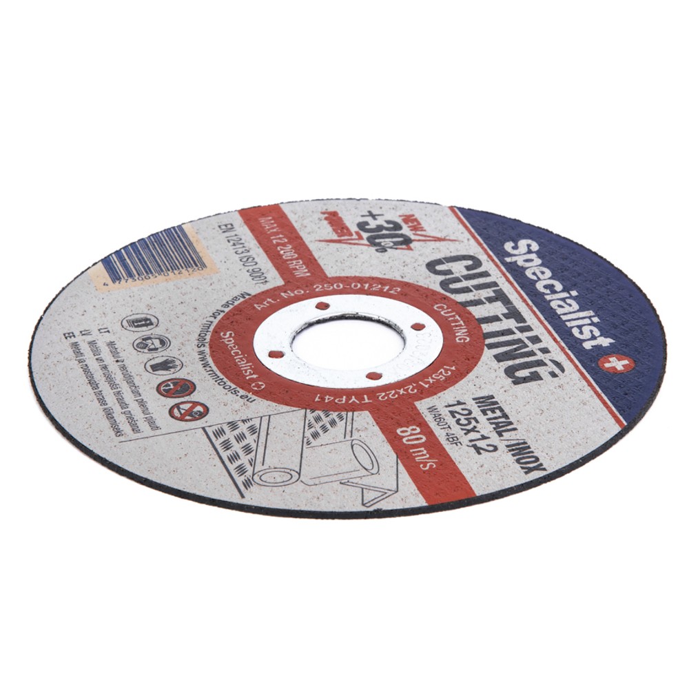SPECIALIST+ metalo pj.diskas CUTTING, 125x1.2x22 mm - Image 2