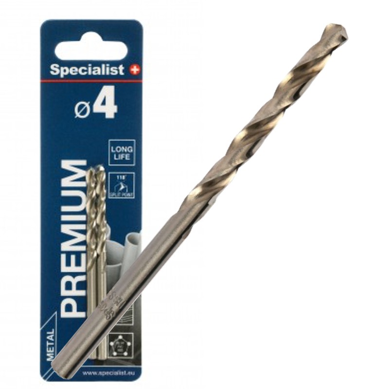 SPECIALIST+ metalo grąžtas BASIC, 4 mm, 2 vnt. - Image 3