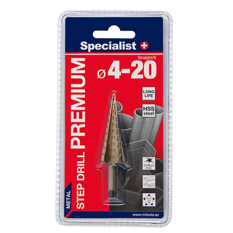 SPECIALIST+ žingsninis grąžtas PREMIUM, ⌀4-20 - Image 3