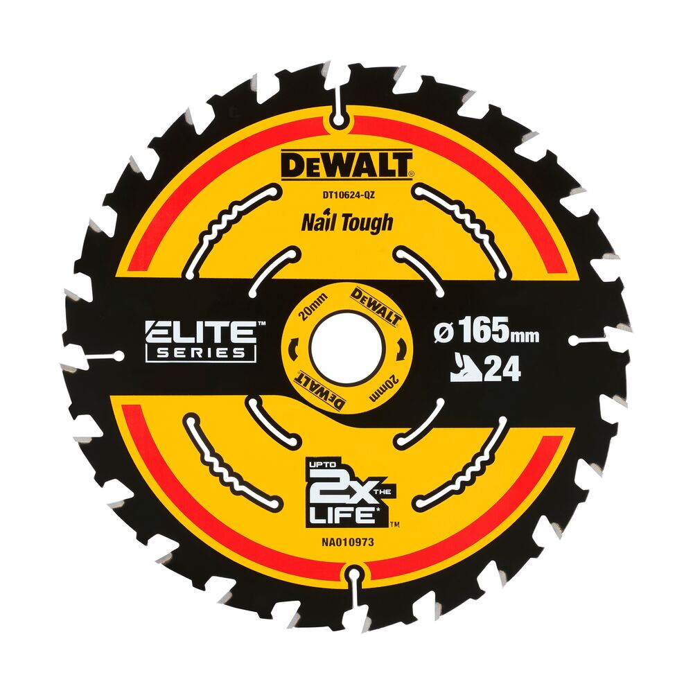 Pjov. diskas medienai DeWalt ELITE CSB 165x20mm 24T - Image 4