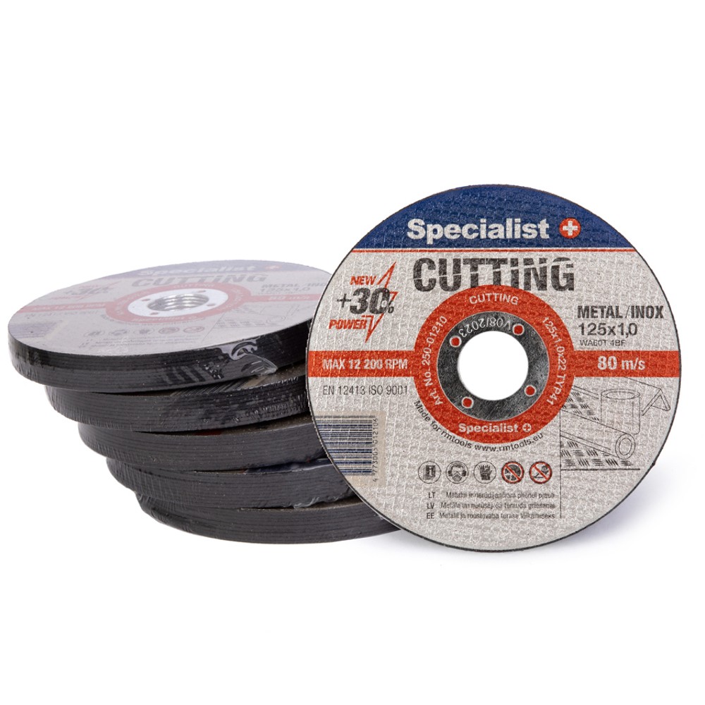 SPECIALIST+ metalo pj.diskas CUTTING, 125x1x22 mm - Image 8