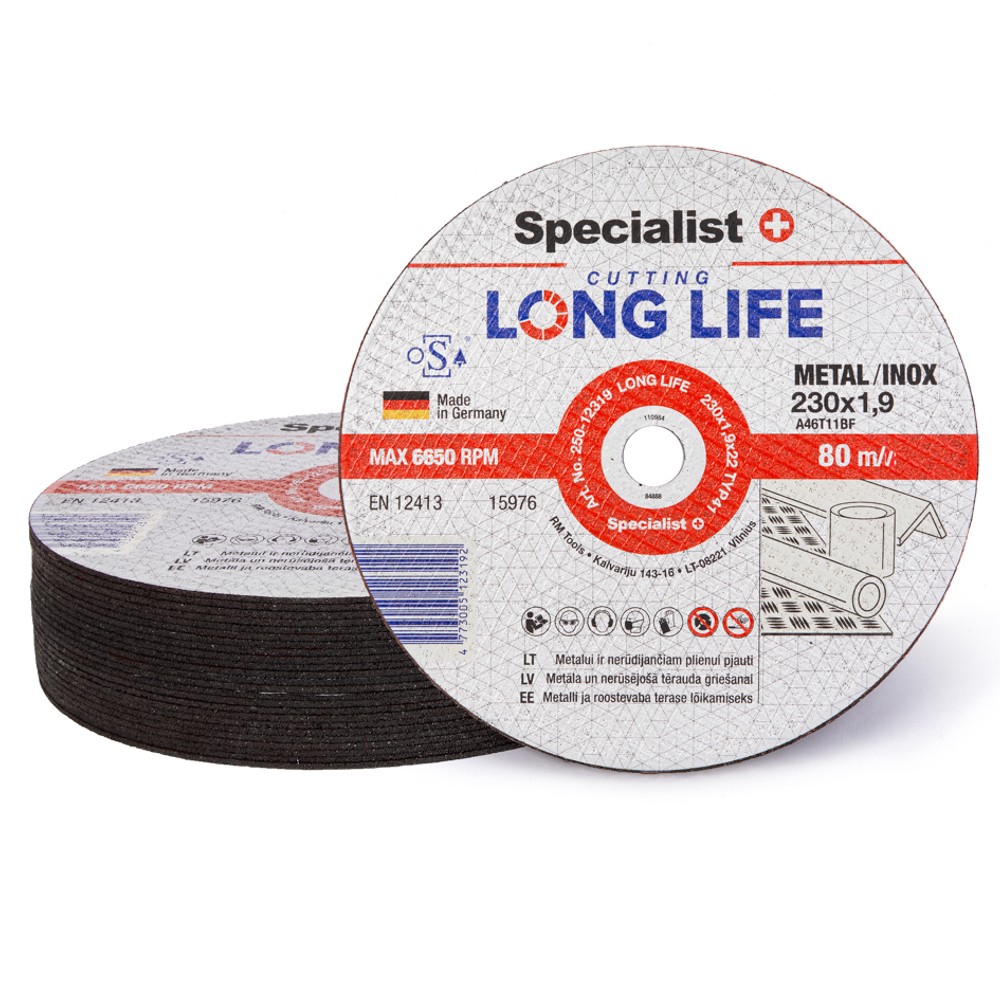 SPECIALIST+ metalo pj.diskas LONG LIFE, 230x1.9x22 mm - Image 8