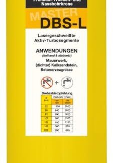 Deimantinė karūna, DBS-L 162 x 350 mm, SAMEDIA