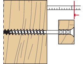 FISCHER regul. medsraigtis JUSS 6 x145 100 vnt. - Image 8