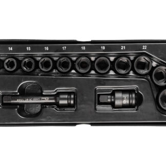 Smūginių galvučių rinkinys 1/2, 13-27 mm