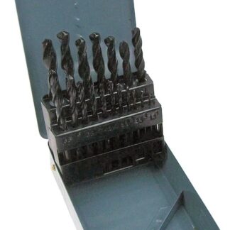 Metalo grąžtų rinkinys 1-10 mm, 19 vnt.