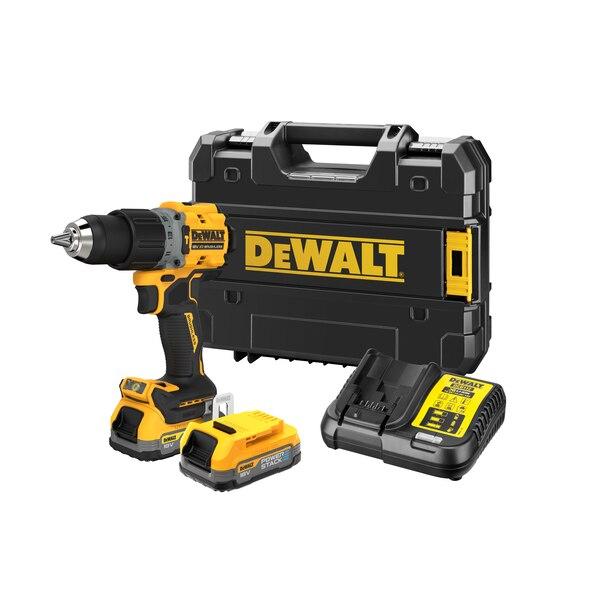 Smūginis suktuvas/gręžtuvas DeWalt DCD805E2T; 18V 2x1,7Ah