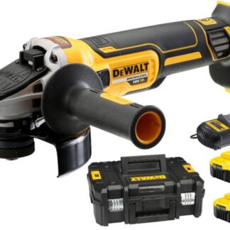 Kampinis šlifuoklis Dewalt DCG405P2-QW; 18V 2x5,0Ah