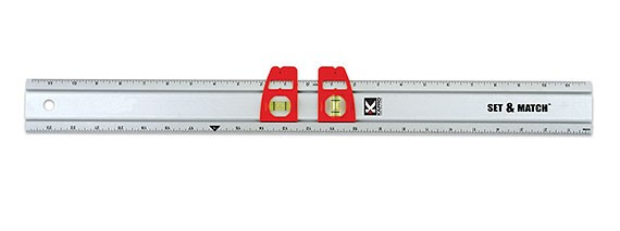 Liniuotė su 2 slankiojančiom akim 60 cm