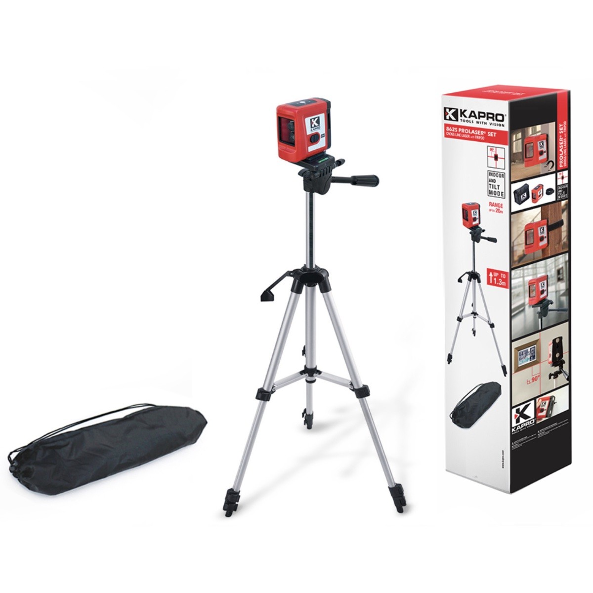 Lazerinis matuoklis „KAPRO" MINI su stovu - Image 2