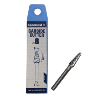 SPECIALIST+ kietmetalio freza KEL, 8x22x6 mm