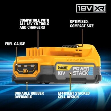 DeWALT DCBP034 POWERSTACK akumuliatorius 1.7 Ah - Image 3