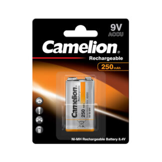 Įkraunamas elementas "Krona", 9V, 250 mAh, CAMELION, 1 vnt.