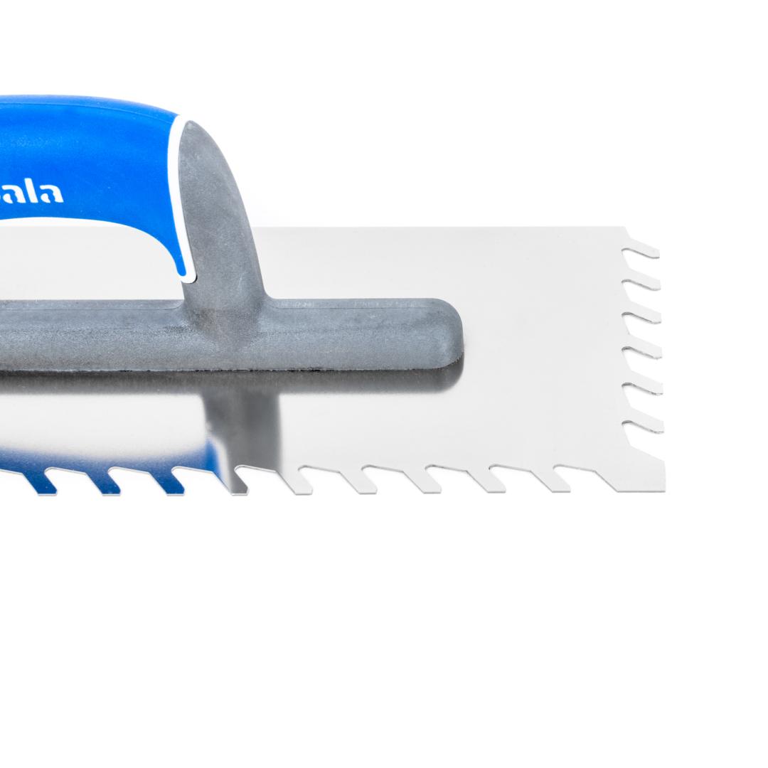 Nerūdijančio plieno mentė su pasvirusia įpjova 130X270 mm. - Image 2