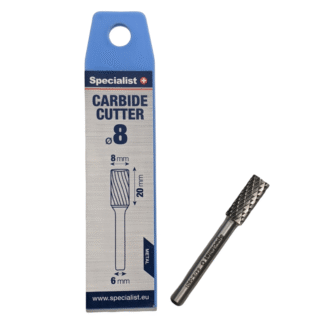 SPECIALIST+ kietmetalio freza ZYAS, 8x20x6 mm