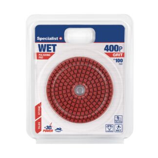 SPECIALIST+ deimant. Šlifavimo lap., 100 mm, 400P