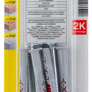 DuoXpand kaištis su varžtu 8x100 T, 4 vnt.