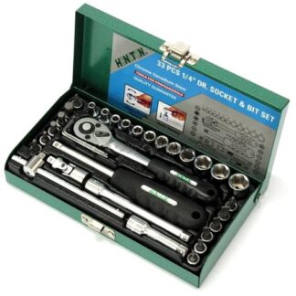 Įrankių rinkinys „HONITON" 1/4, 33 vnt.