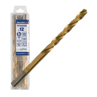 SPECIALIST+ metalo grąžtas TITAN, 12 mm, 5 vnt.