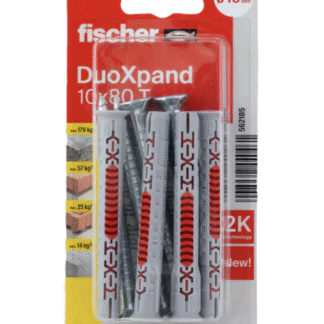 DuoXpand kaištis su varžtu 10x80 T, 4 vnt.