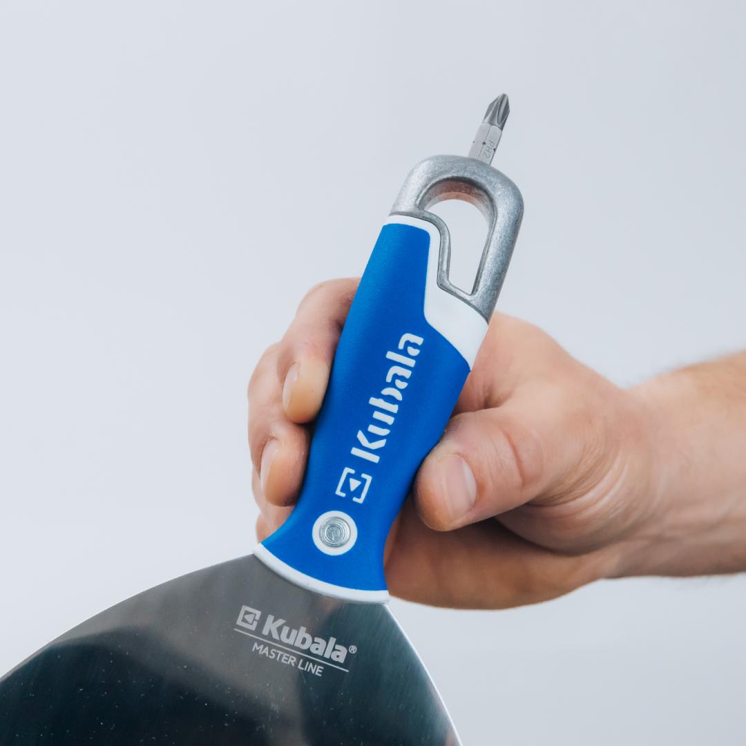 Nerūd. plieno glaistyklė su rankenoje įmontuota sukimo galvute 150 mm. Master Line - Image 3