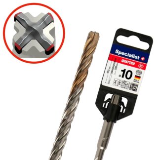 SPECIALIST+ keturg. grąžtas QUATTRO, 10/390x450 mm