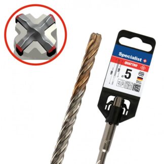 SPECIALIST+ keturg. grąžtas QUATTRO, 5/100x160 mm