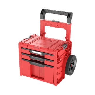 Įrankių dėžė su ratukais, PRO 2.0 PLUS, 3 stalčiai, QBRICK