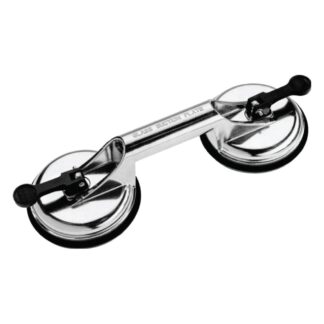 Aliumininis stiklo laikiklis, dvigubas