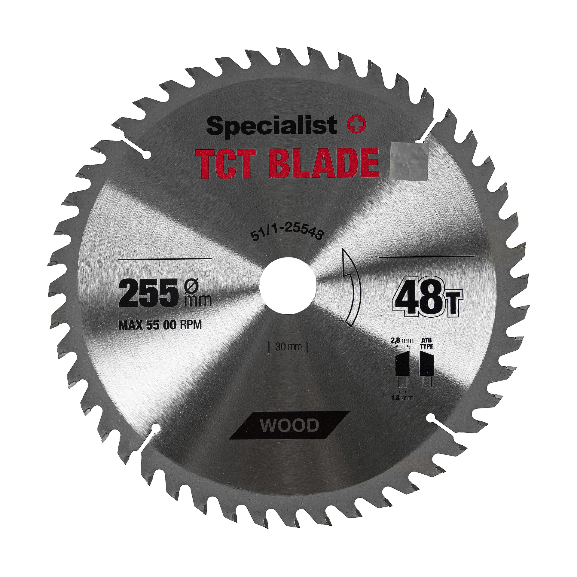 SPECIALIST+ pjovimo diskas, 255x48Tx30/25,4 mm - Image 2