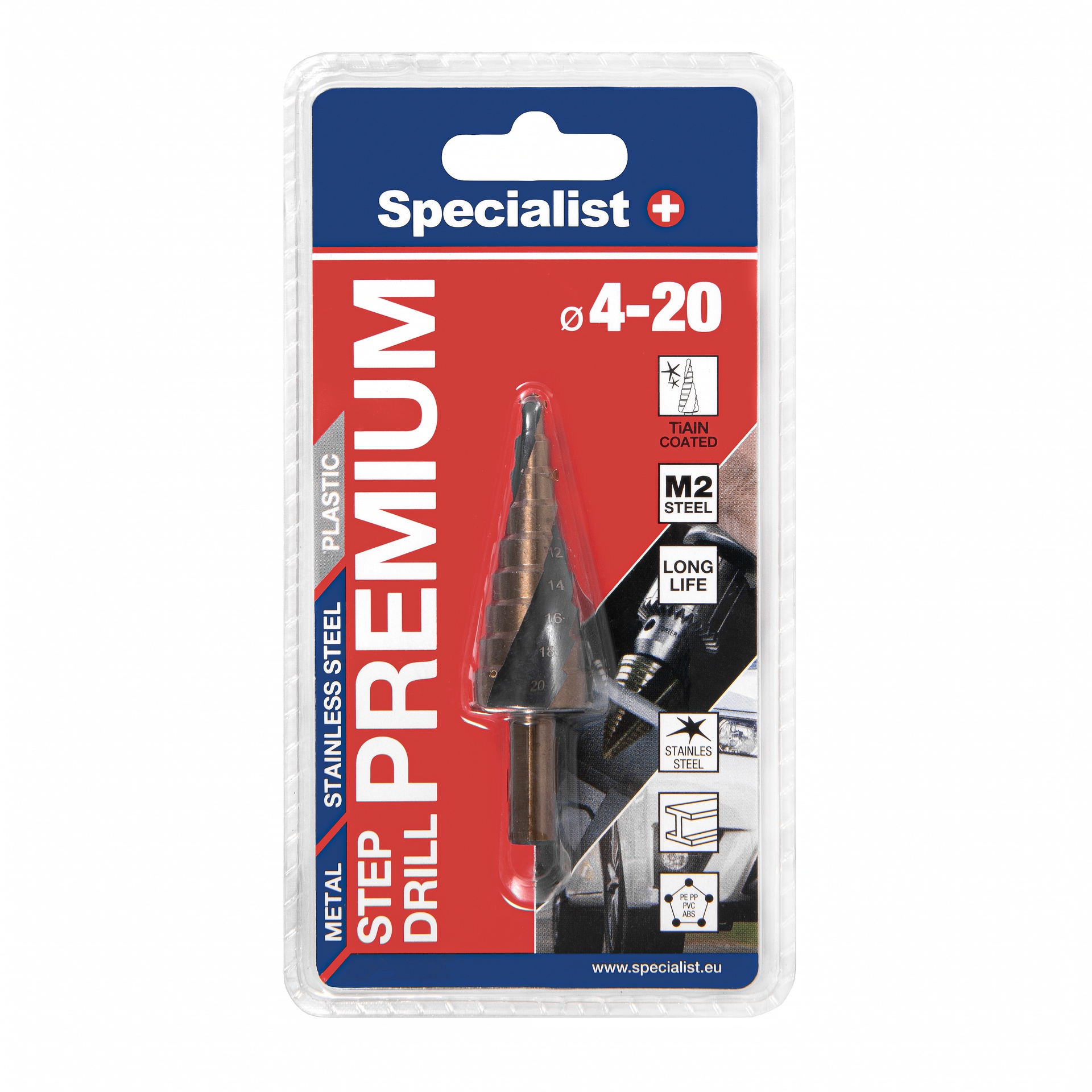 SPECIALIST+ žingsninis grąžtas PREMIUM, ⌀4-20 - Image 6