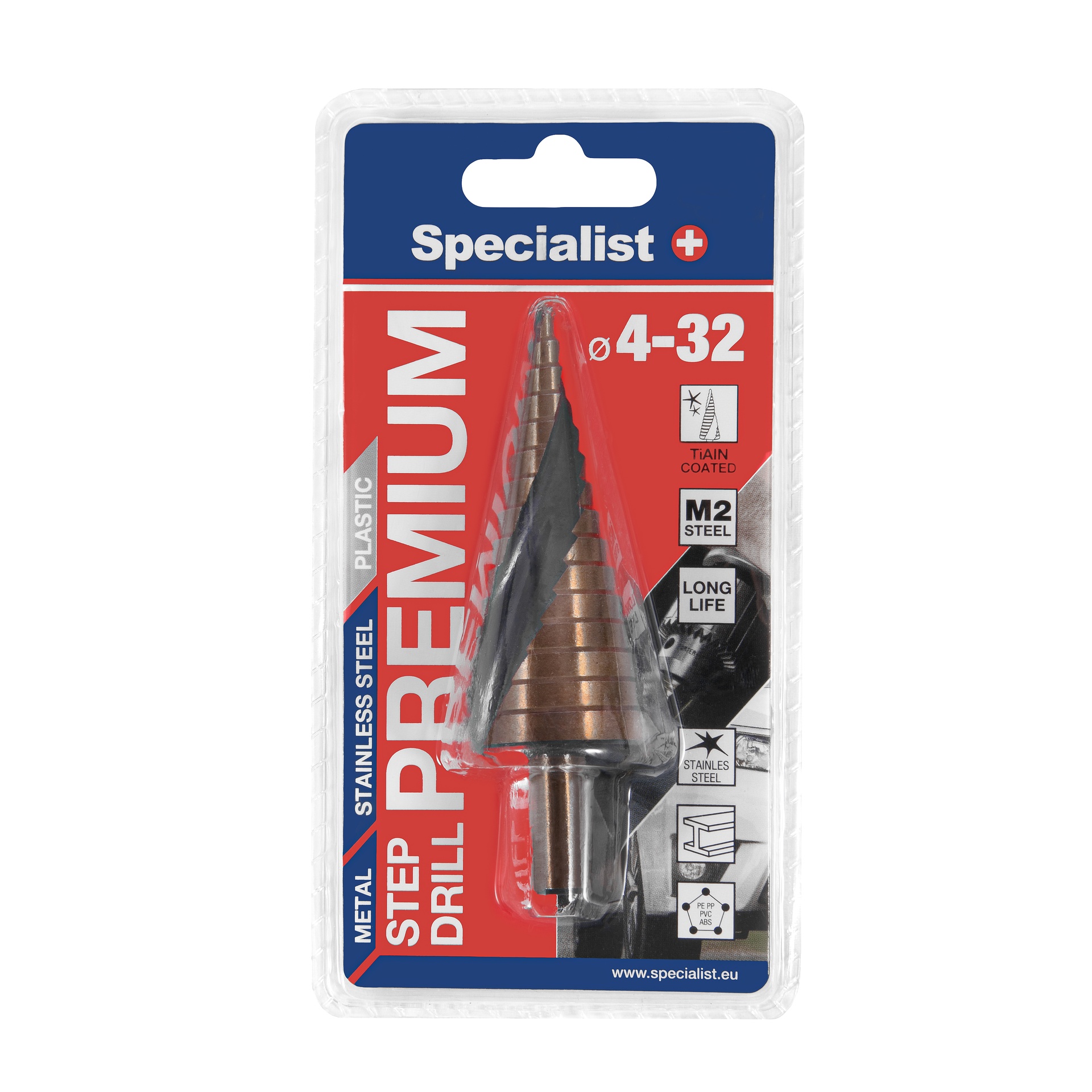 SPECIALIST+ žingsninis grąžtas PREMIUM, ⌀4-32 - Image 4
