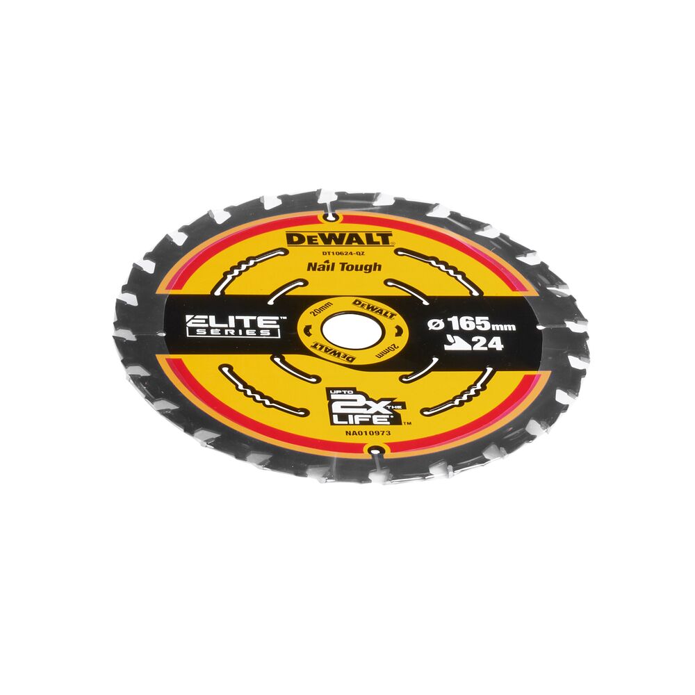 Pjov. diskas medienai DeWalt ELITE CSB 165x20mm 24T - Image 2