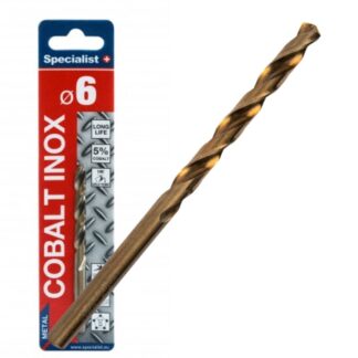 SPECIALIST+ metalo grąžtas COBALT, 6 mm