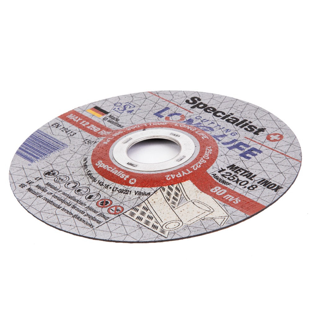 SPECIALIST+ metalo pj.diskas LONG LIFE, 125x0.8x22 mm - Image 6