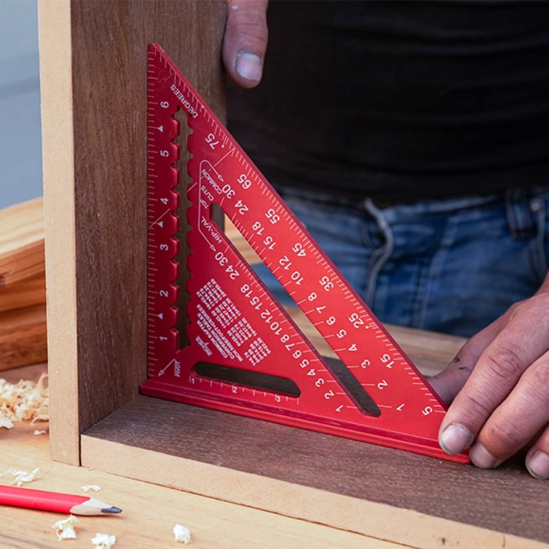 Aliuminis trikampis Kapro 446 180 mm. - Image 4