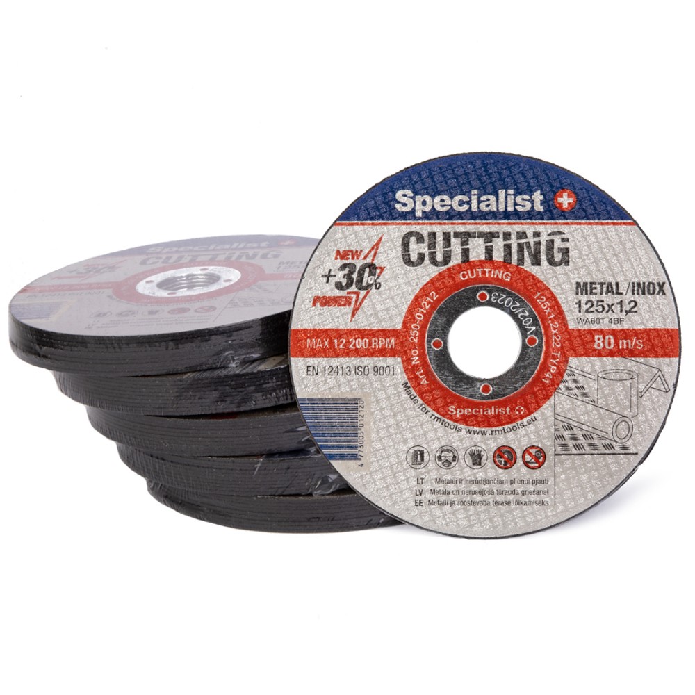 SPECIALIST+ metalo pj.diskas CUTTING, 125x1.2x22 mm - Image 8