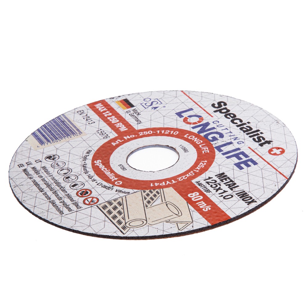 SPECIALIST+ metalo pj.diskas LONG LIFE, 125x1x22 mm - Image 6