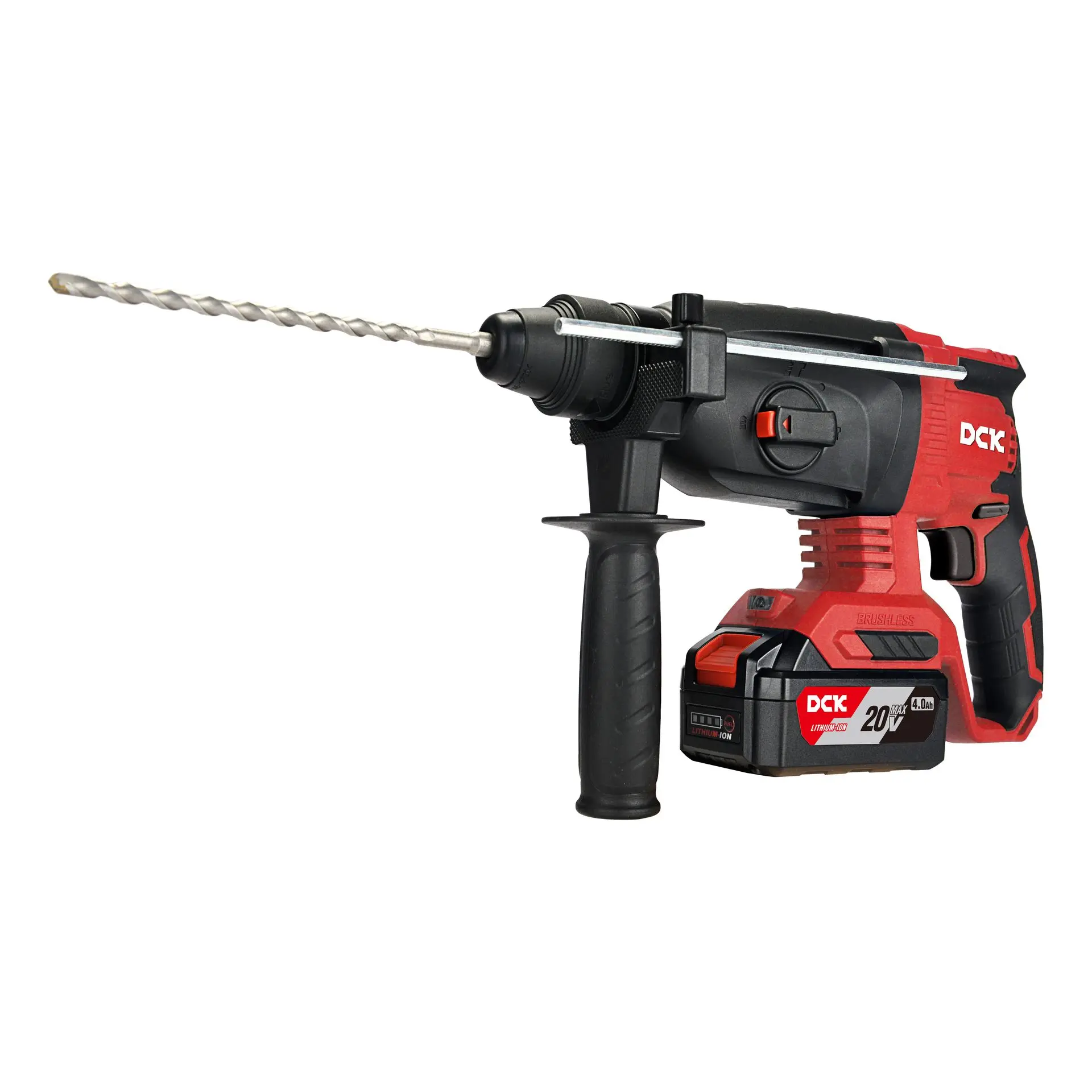 Akumuliatorinis bešepetėlinis perforatorius SDS+,2,8J, 20V, KDZC04-24Z, DCK (be baterijos ir įkroviklio) - Image 2