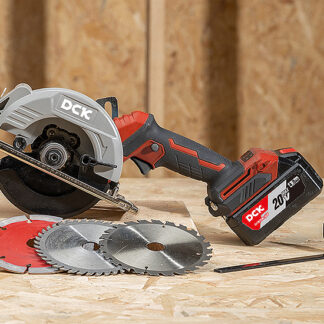 Akumuliatorinis bešepetėlinis diskinis pjūklas 125mm, 20V, KDMY125FK, DCK (2x5,0Ah akumuliatorius, įkroviklis)