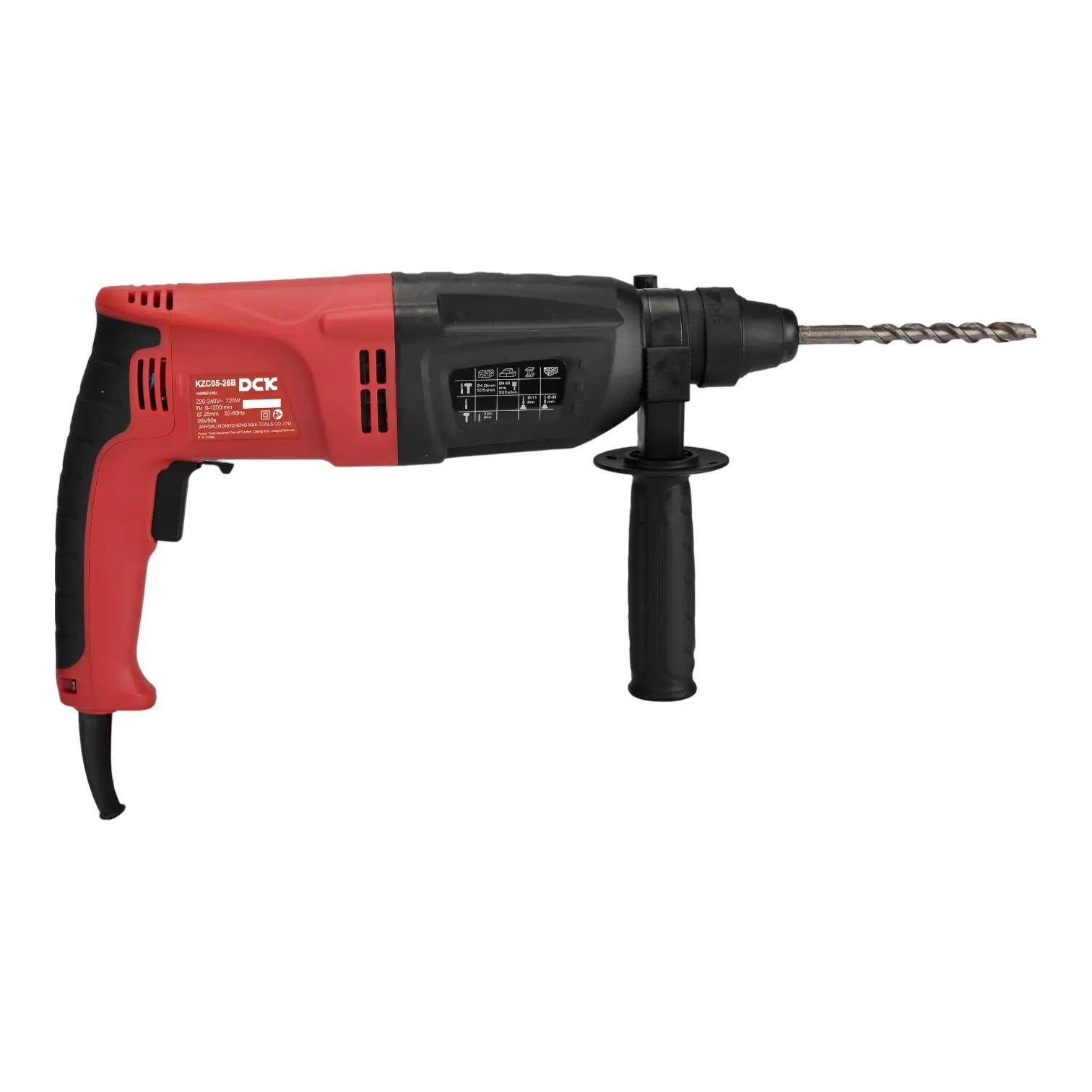 Elektrinis smūginis perforatorius 2,8J, 800W, KZC05-26B, DCK - Image 6