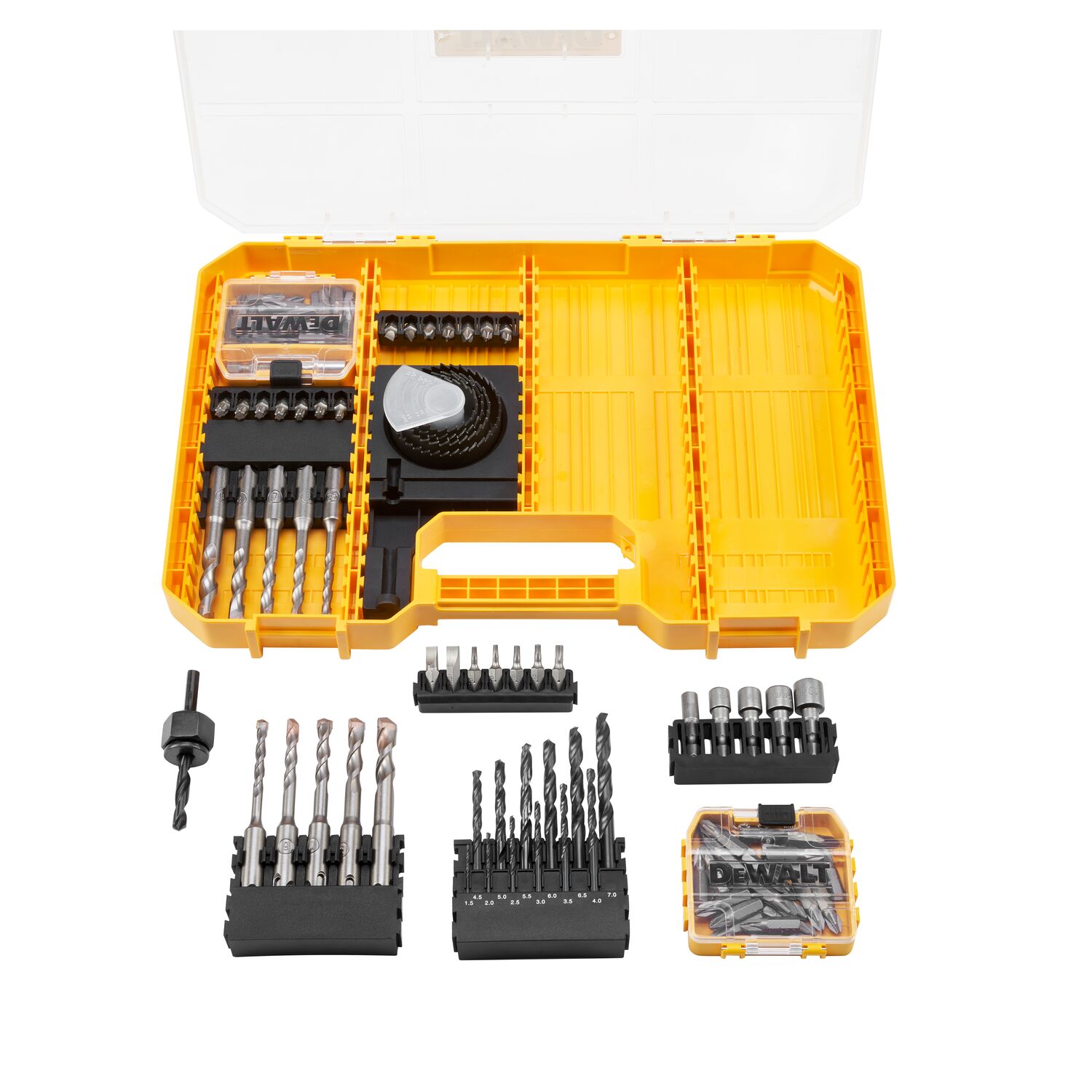 TSTAK antgaliukų-grąžtų komplektas, DeWALT 102 vnt. - Image 3