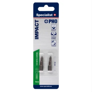 SPECIALIST+ antgalis PH0, 25 mm, 2 vnt.