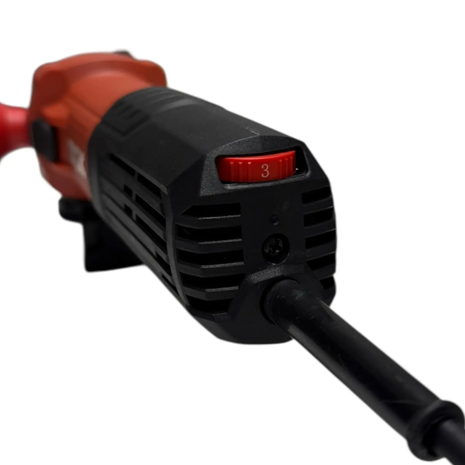 Elektrinis kampinis šlifuoklis reguliuojamomis apsukomis 125mm, 1400W, KAG1400-125E, DCK - Image 5