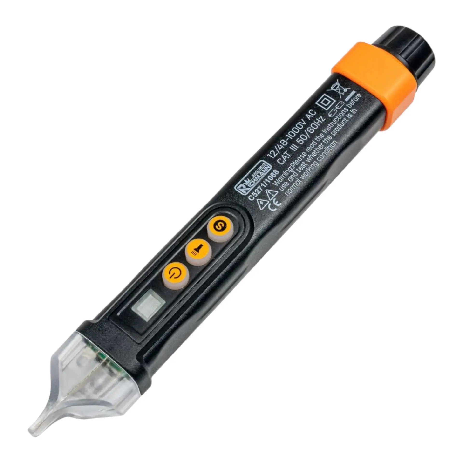 Bekontaktis įtampos detektorius 12–1000V RICHMANN - Image 2